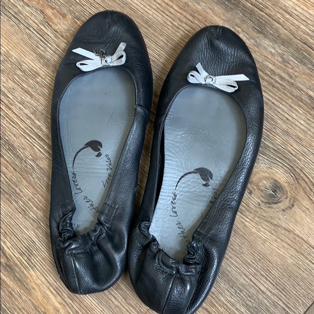 Leather ballet flats - comfortable!